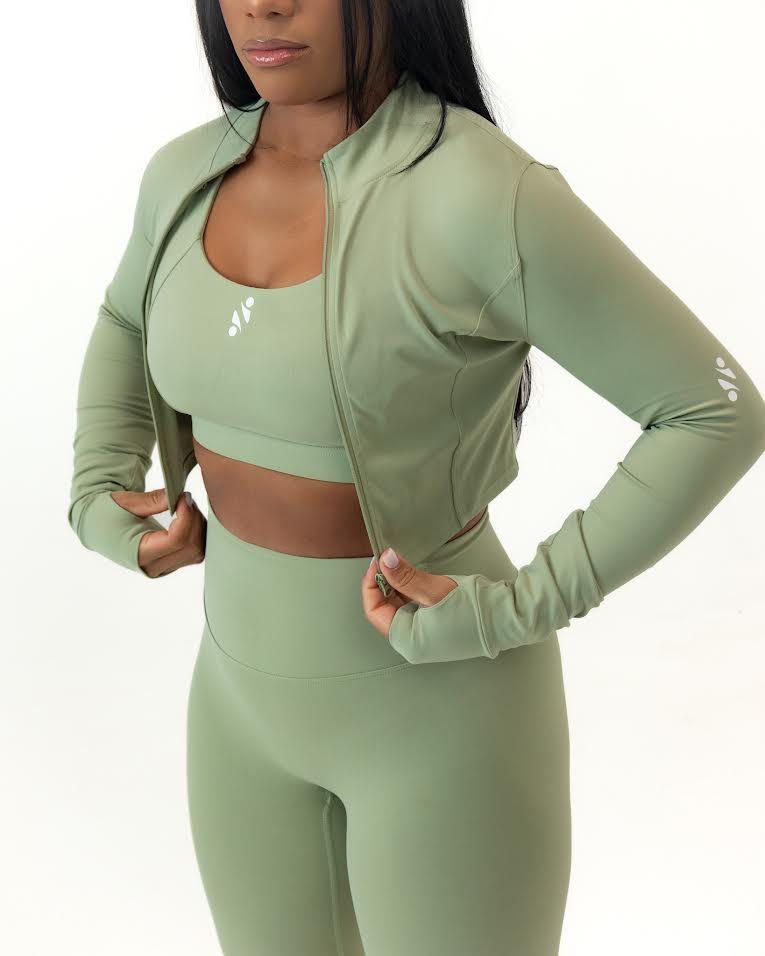 Sage S+S Cropped Sweater – Eloisa Label
