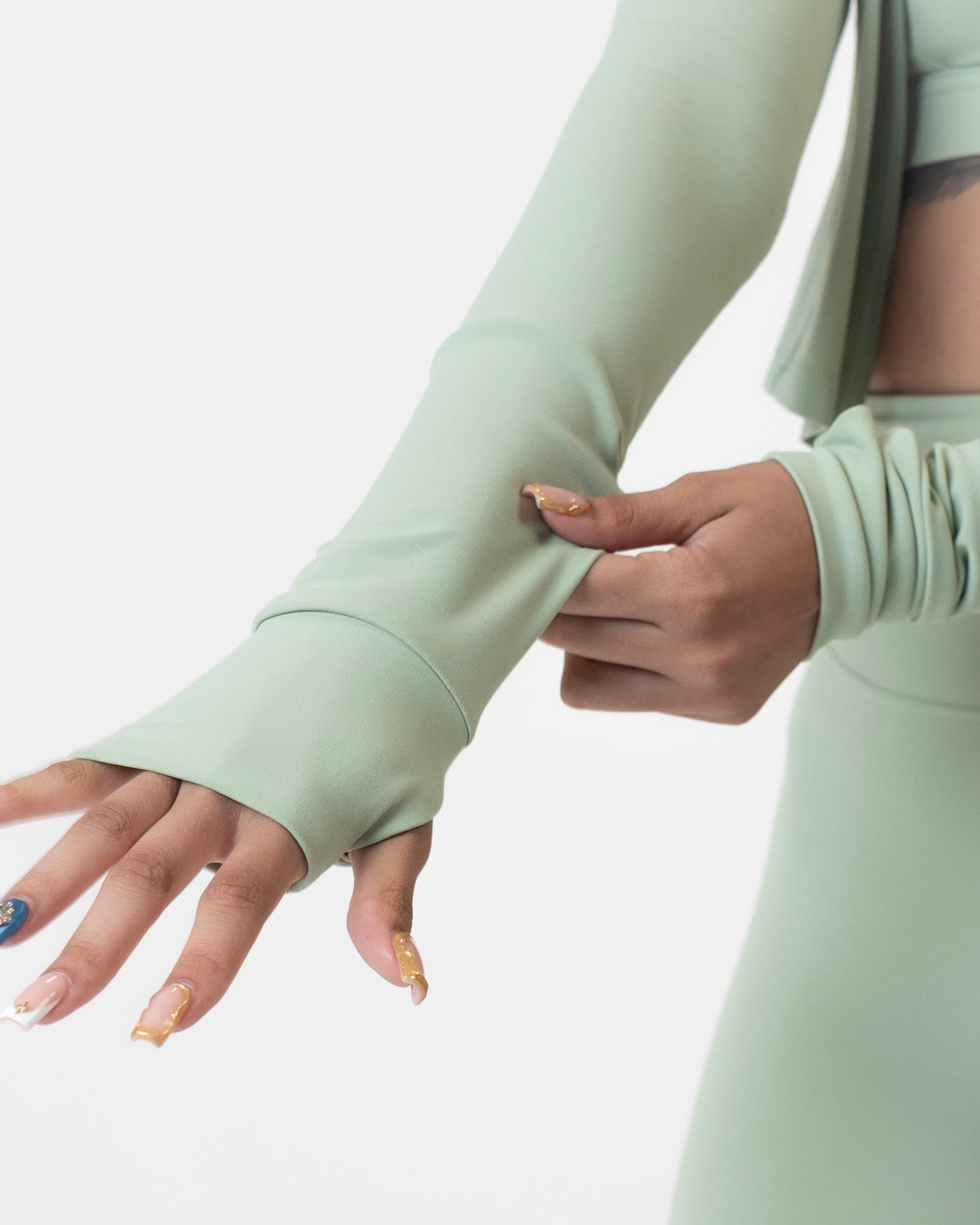 Sage S+S Cropped Sweater – Eloisa Label
