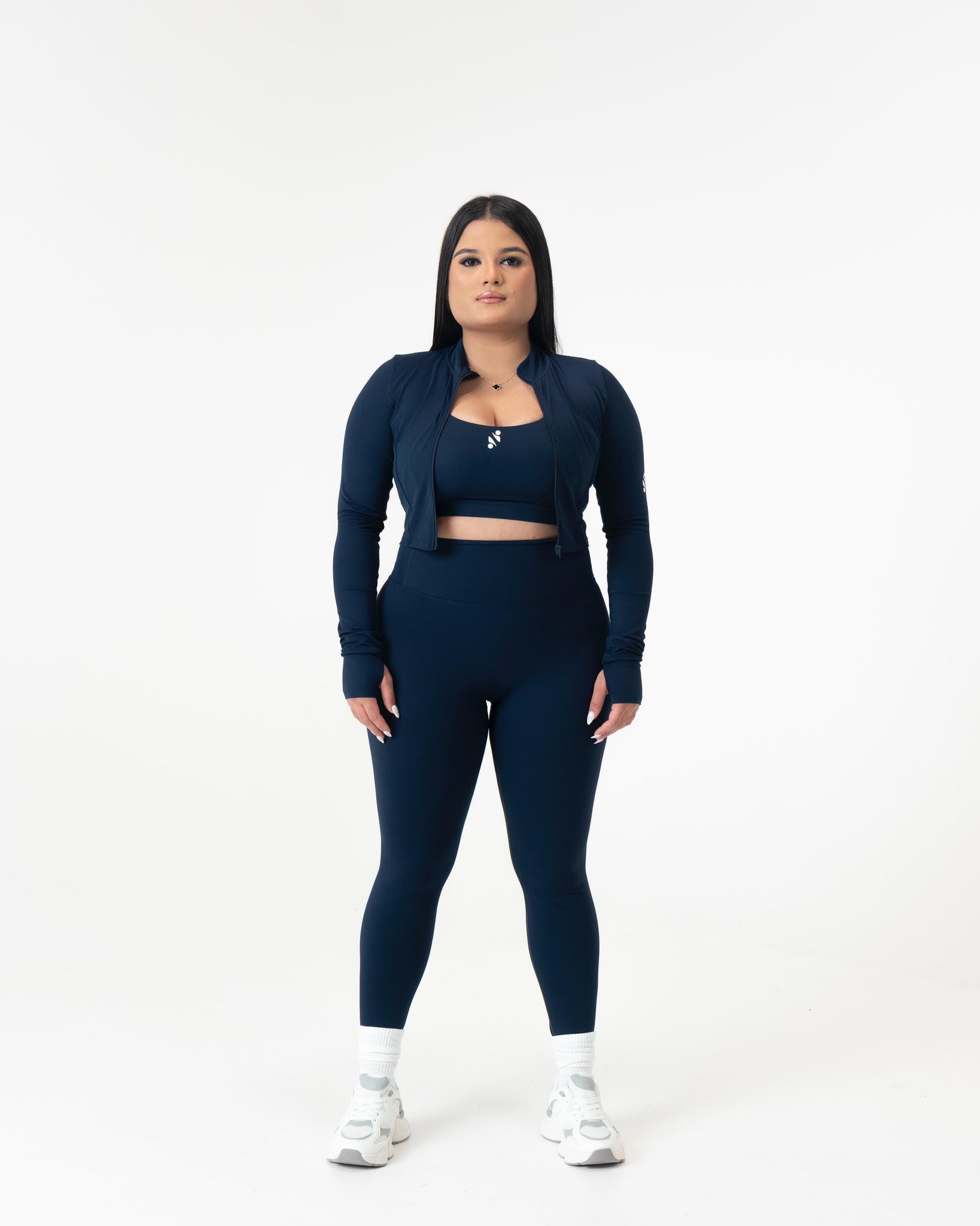 Midnight Blue S+S Cropped Sweater – Eloisa Label